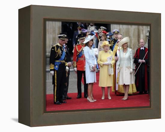 The Royal Wedding of Prince William and Kate Middleton in London, Friday April 29th, 2011-null-Framed Premier Image Canvas