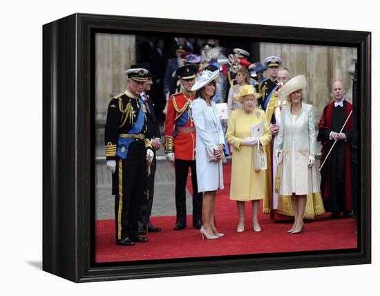 The Royal Wedding of Prince William and Kate Middleton in London, Friday April 29th, 2011-null-Framed Premier Image Canvas