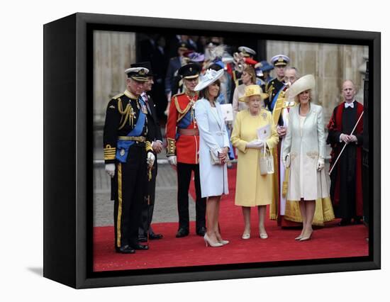 The Royal Wedding of Prince William and Kate Middleton in London, Friday April 29th, 2011-null-Framed Premier Image Canvas