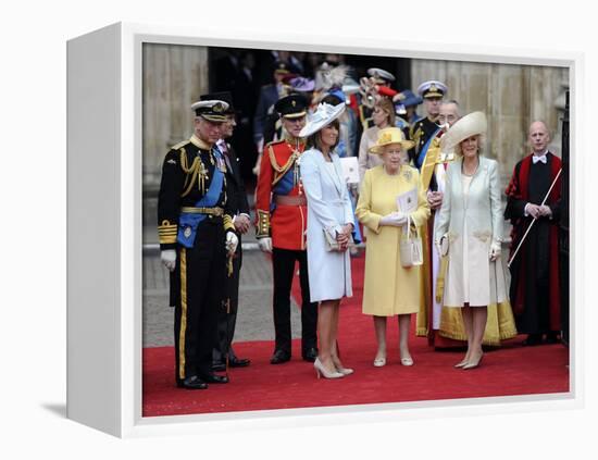 The Royal Wedding of Prince William and Kate Middleton in London, Friday April 29th, 2011-null-Framed Premier Image Canvas