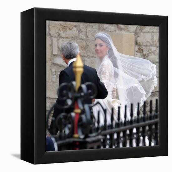 The Royal Wedding of Prince William and Kate Middleton in London, Friday April 29th, 2011-null-Framed Premier Image Canvas