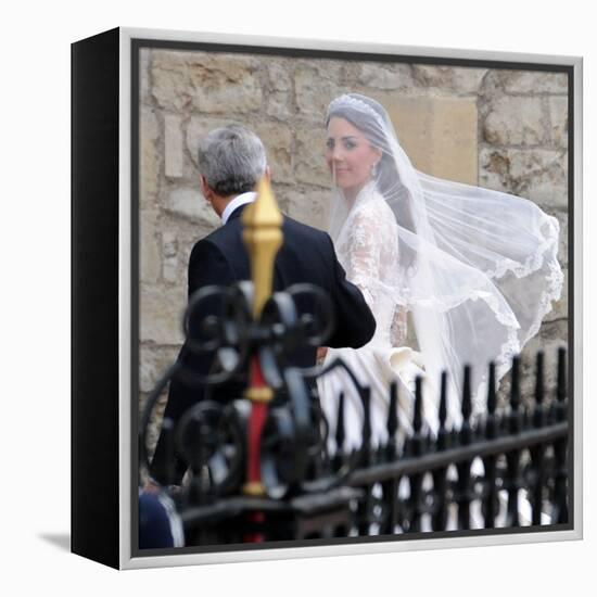 The Royal Wedding of Prince William and Kate Middleton in London, Friday April 29th, 2011-null-Framed Premier Image Canvas