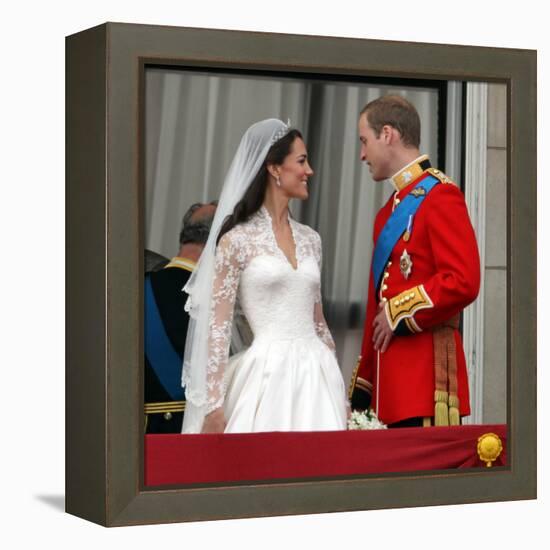 The Royal Wedding of Prince William and Kate Middleton in London, Friday April 29th, 2011-null-Framed Premier Image Canvas