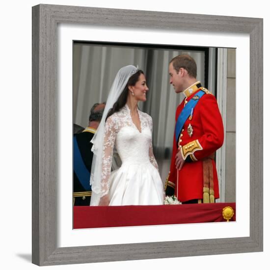 The Royal Wedding of Prince William and Kate Middleton in London, Friday April 29th, 2011-null-Framed Photographic Print