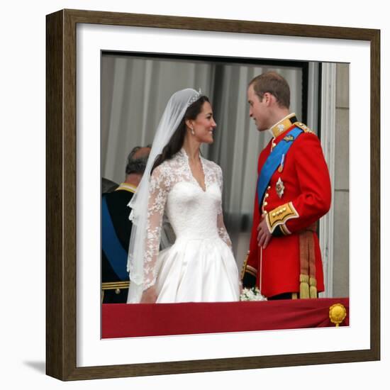 The Royal Wedding of Prince William and Kate Middleton in London, Friday April 29th, 2011-null-Framed Photographic Print