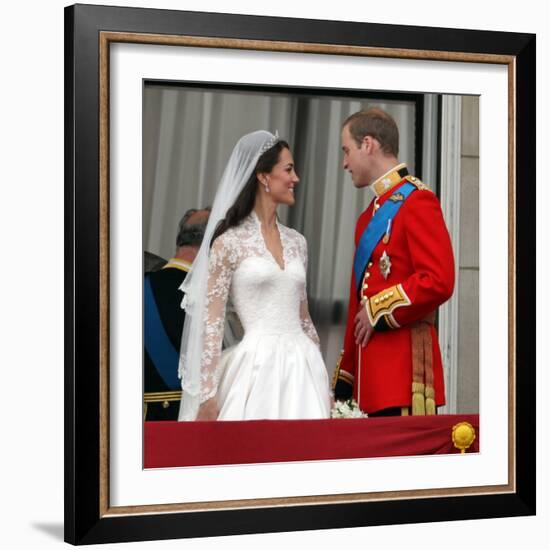 The Royal Wedding of Prince William and Kate Middleton in London, Friday April 29th, 2011-null-Framed Photographic Print