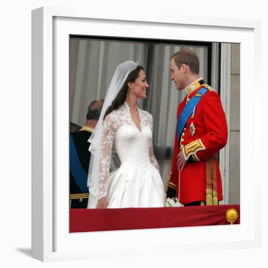 The Royal Wedding of Prince William and Kate Middleton in London, Friday April 29th, 2011-null-Framed Photographic Print