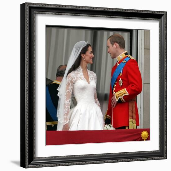 The Royal Wedding of Prince William and Kate Middleton in London, Friday April 29th, 2011-null-Framed Photographic Print