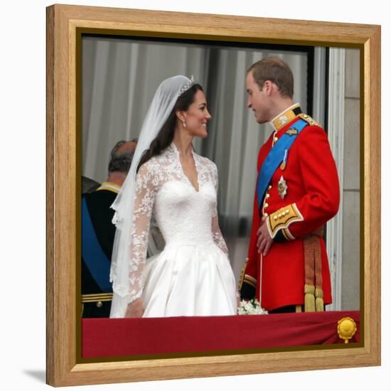 The Royal Wedding of Prince William and Kate Middleton in London, Friday April 29th, 2011-null-Framed Premier Image Canvas