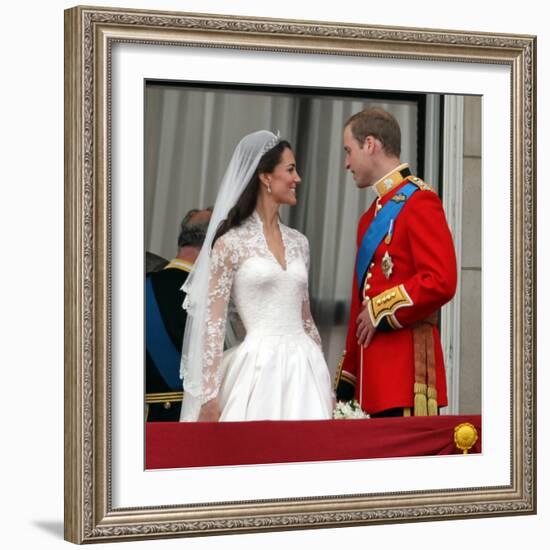 The Royal Wedding of Prince William and Kate Middleton in London, Friday April 29th, 2011-null-Framed Photographic Print