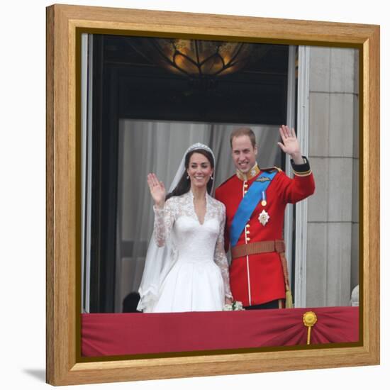 The Royal Wedding of Prince William and Kate Middleton in London, Friday April 29th, 2011-null-Framed Premier Image Canvas