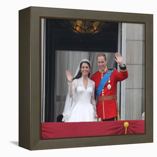 The Royal Wedding of Prince William and Kate Middleton in London, Friday April 29th, 2011-null-Framed Premier Image Canvas