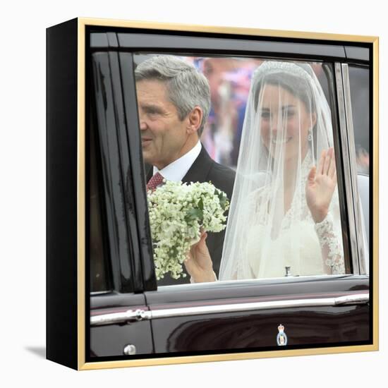 The Royal Wedding of Prince William and Kate Middleton in London, Friday April 29th, 2011-null-Framed Premier Image Canvas