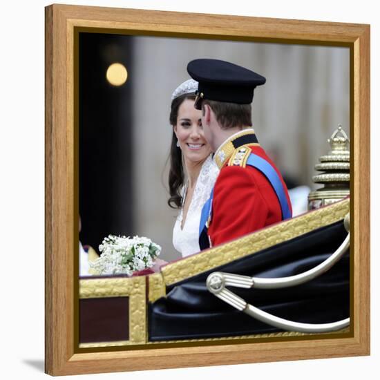 The Royal Wedding of Prince William and Kate Middleton in London, Friday April 29th, 2011-null-Framed Premier Image Canvas