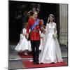 The Royal Wedding of Prince William and Kate Middleton in London, Friday April 29th, 2011-null-Mounted Photographic Print