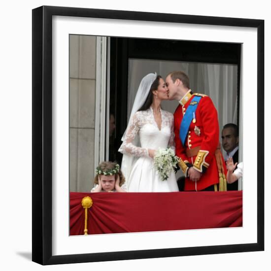 The Royal Wedding of Prince William and Kate Middleton in London, Friday April 29th, 2011-null-Framed Photographic Print