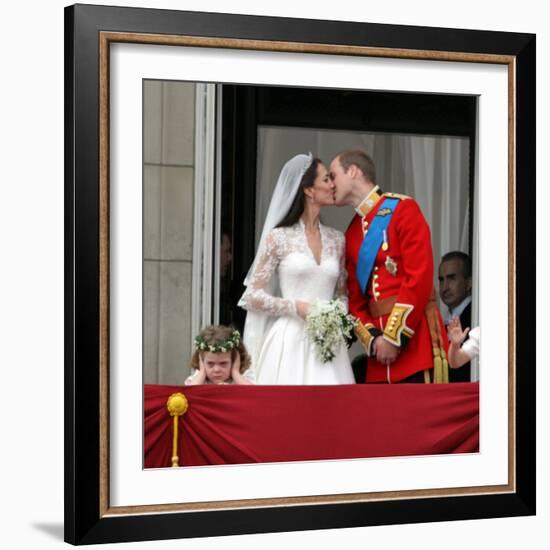 The Royal Wedding of Prince William and Kate Middleton in London, Friday April 29th, 2011-null-Framed Photographic Print