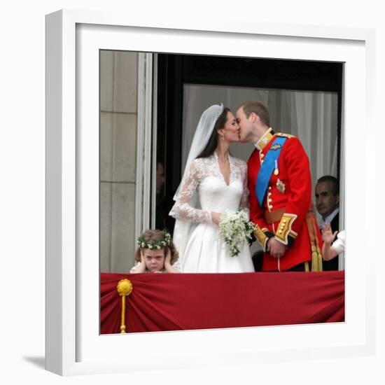 The Royal Wedding of Prince William and Kate Middleton in London, Friday April 29th, 2011-null-Framed Photographic Print