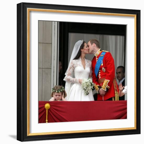 The Royal Wedding of Prince William and Kate Middleton in London, Friday April 29th, 2011-null-Framed Photographic Print