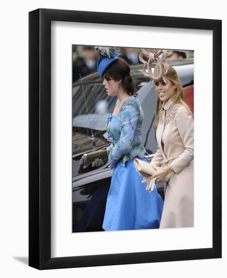 The Royal Wedding of Prince William and Kate Middleton in London, Friday April 29th, 2011-null-Framed Photographic Print