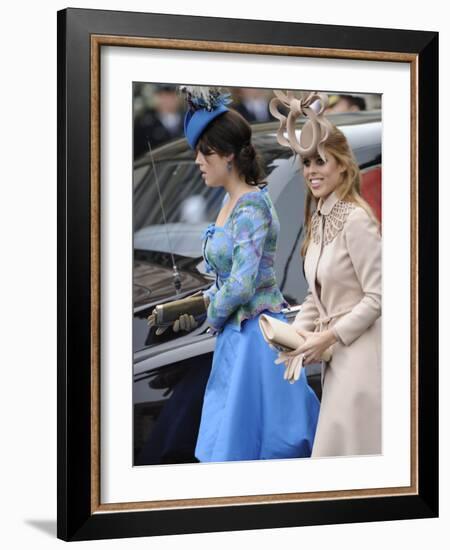 The Royal Wedding of Prince William and Kate Middleton in London, Friday April 29th, 2011-null-Framed Photographic Print