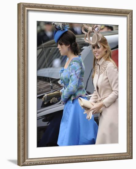 The Royal Wedding of Prince William and Kate Middleton in London, Friday April 29th, 2011-null-Framed Photographic Print