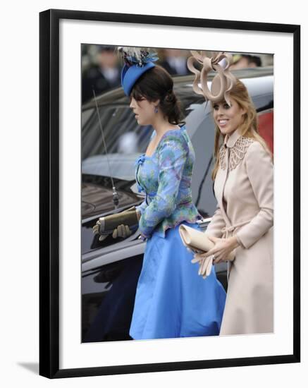 The Royal Wedding of Prince William and Kate Middleton in London, Friday April 29th, 2011-null-Framed Photographic Print