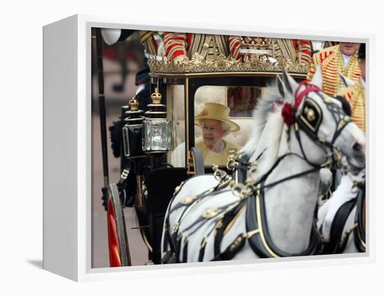 The Royal Wedding of Prince William and Kate Middleton in London, Friday April 29th, 2011-null-Framed Premier Image Canvas