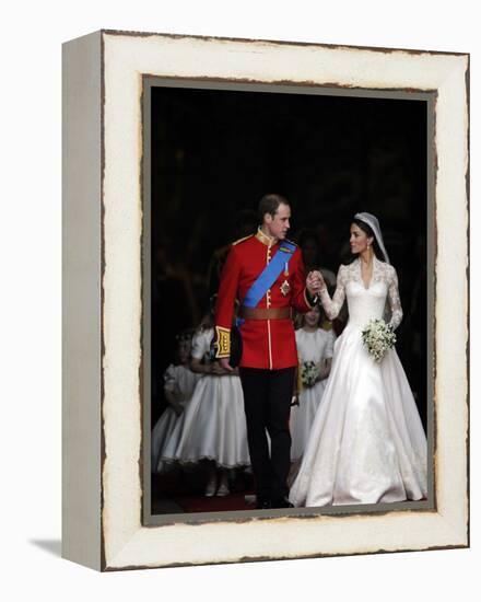 The Royal Wedding of Prince William and Kate Middleton in London, Friday April 29th, 2011-null-Framed Premier Image Canvas