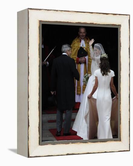 The Royal Wedding of Prince William and Kate Middleton in London, Friday April 29th, 2011-null-Framed Premier Image Canvas