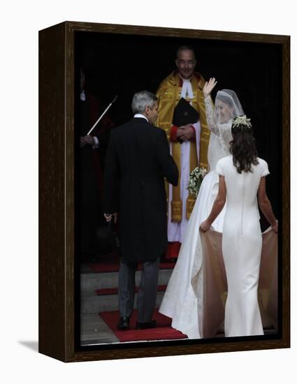 The Royal Wedding of Prince William and Kate Middleton in London, Friday April 29th, 2011-null-Framed Premier Image Canvas