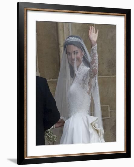 The Royal Wedding of Prince William and Kate Middleton in London, Friday April 29th, 2011-null-Framed Photographic Print