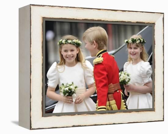 The Royal Wedding of Prince William and Kate Middleton in London, Friday April 29th, 2011-null-Framed Premier Image Canvas