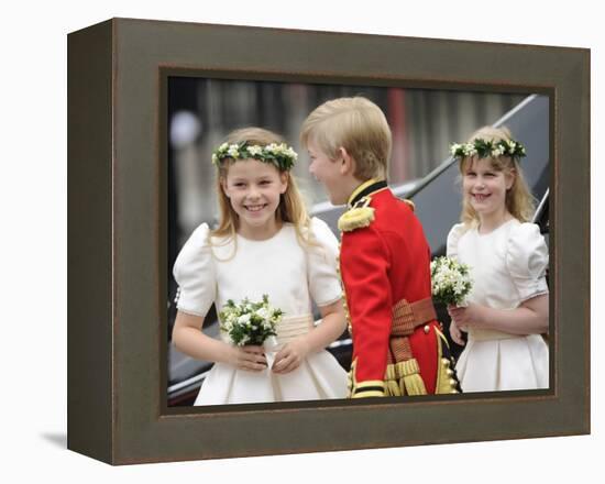 The Royal Wedding of Prince William and Kate Middleton in London, Friday April 29th, 2011-null-Framed Premier Image Canvas