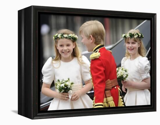 The Royal Wedding of Prince William and Kate Middleton in London, Friday April 29th, 2011-null-Framed Premier Image Canvas