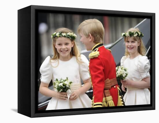 The Royal Wedding of Prince William and Kate Middleton in London, Friday April 29th, 2011-null-Framed Premier Image Canvas