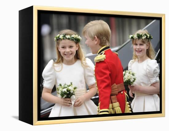 The Royal Wedding of Prince William and Kate Middleton in London, Friday April 29th, 2011-null-Framed Premier Image Canvas