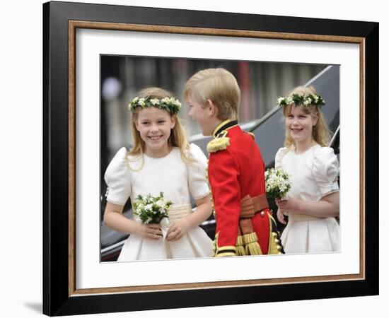 The Royal Wedding of Prince William and Kate Middleton in London, Friday April 29th, 2011-null-Framed Photographic Print