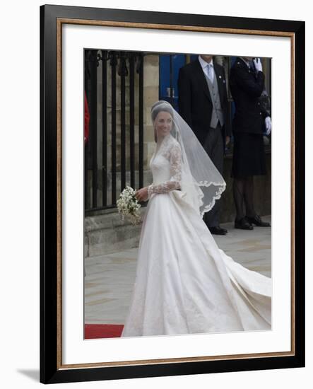 The Royal Wedding of Prince William and Kate Middleton in London, Friday April 29th, 2011-null-Framed Photographic Print