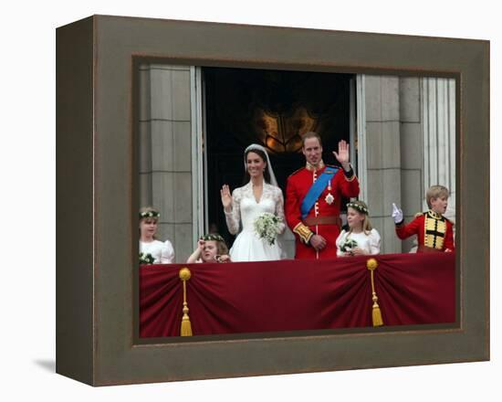 The Royal Wedding of Prince William and Kate Middleton in London, Friday April 29th, 2011-null-Framed Premier Image Canvas