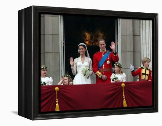 The Royal Wedding of Prince William and Kate Middleton in London, Friday April 29th, 2011-null-Framed Premier Image Canvas