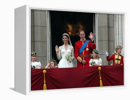 The Royal Wedding of Prince William and Kate Middleton in London, Friday April 29th, 2011-null-Framed Premier Image Canvas