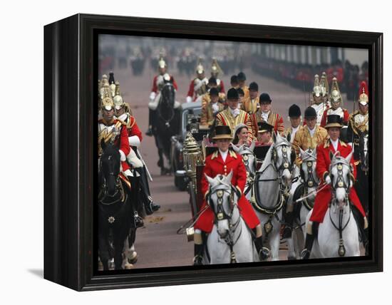 The Royal Wedding of Prince William and Kate Middleton in London, Friday April 29th, 2011-null-Framed Premier Image Canvas