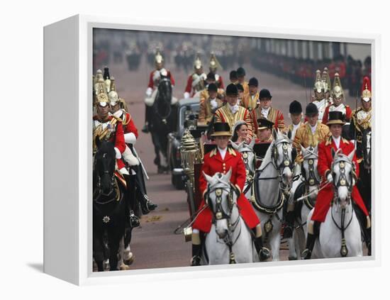 The Royal Wedding of Prince William and Kate Middleton in London, Friday April 29th, 2011-null-Framed Premier Image Canvas