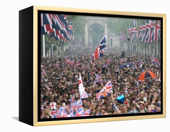 The Royal Wedding of Prince William and Kate Middleton in London, Friday April 29th, 2011-null-Framed Premier Image Canvas