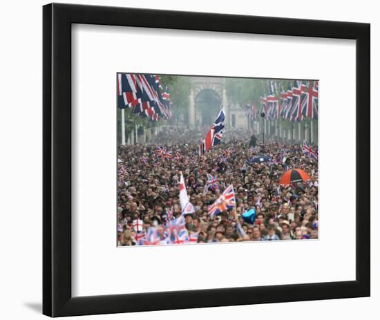 The Royal Wedding of Prince William and Kate Middleton in London, Friday April 29th, 2011-null-Framed Photographic Print