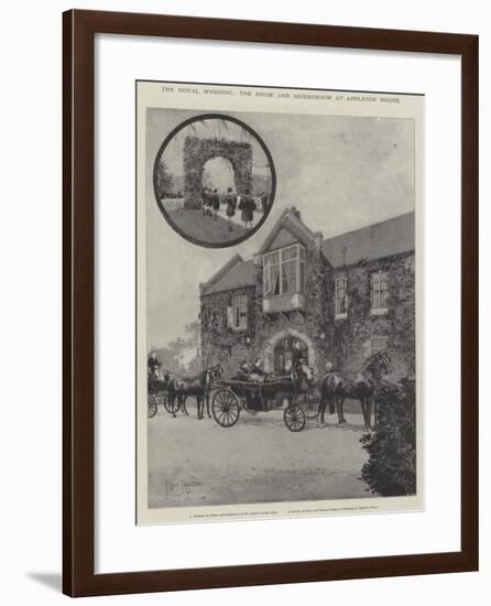 The Royal Wedding, the Bride and Bridegroom at Appleton House-Joseph Holland Tringham-Framed Giclee Print