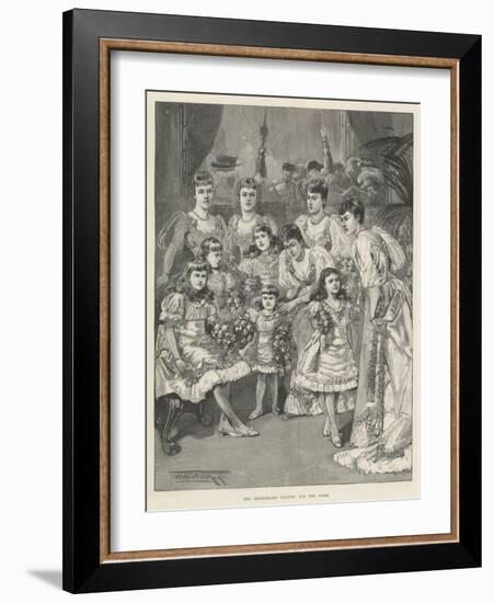 The Royal Wedding-Thomas Walter Wilson-Framed Giclee Print