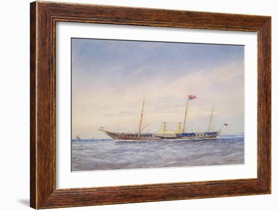 The Royal Yacht Osbourne, 1876-William Frederick Mitchell-Framed Giclee Print