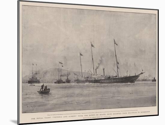 The Royal Yacht Victoria and Albert-William Lionel Wyllie-Mounted Giclee Print